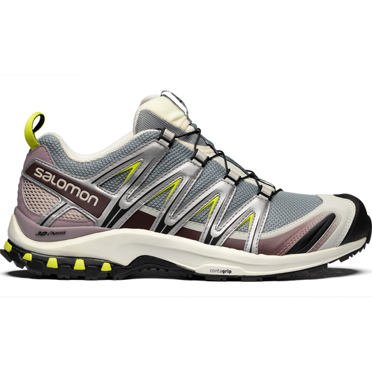 XA PRO 3D Unisex Sportstyle Shoes in Quarry / Vanilla Ice / Lime Punch