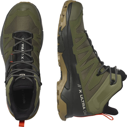 X ULTRA 4 MID GTX Men Outdoor Shoes in Deep Lichen Green / Peat / Kelp