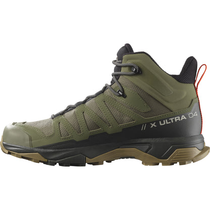 X ULTRA 4 MID GTX Men Outdoor Shoes in Deep Lichen Green / Peat / Kelp