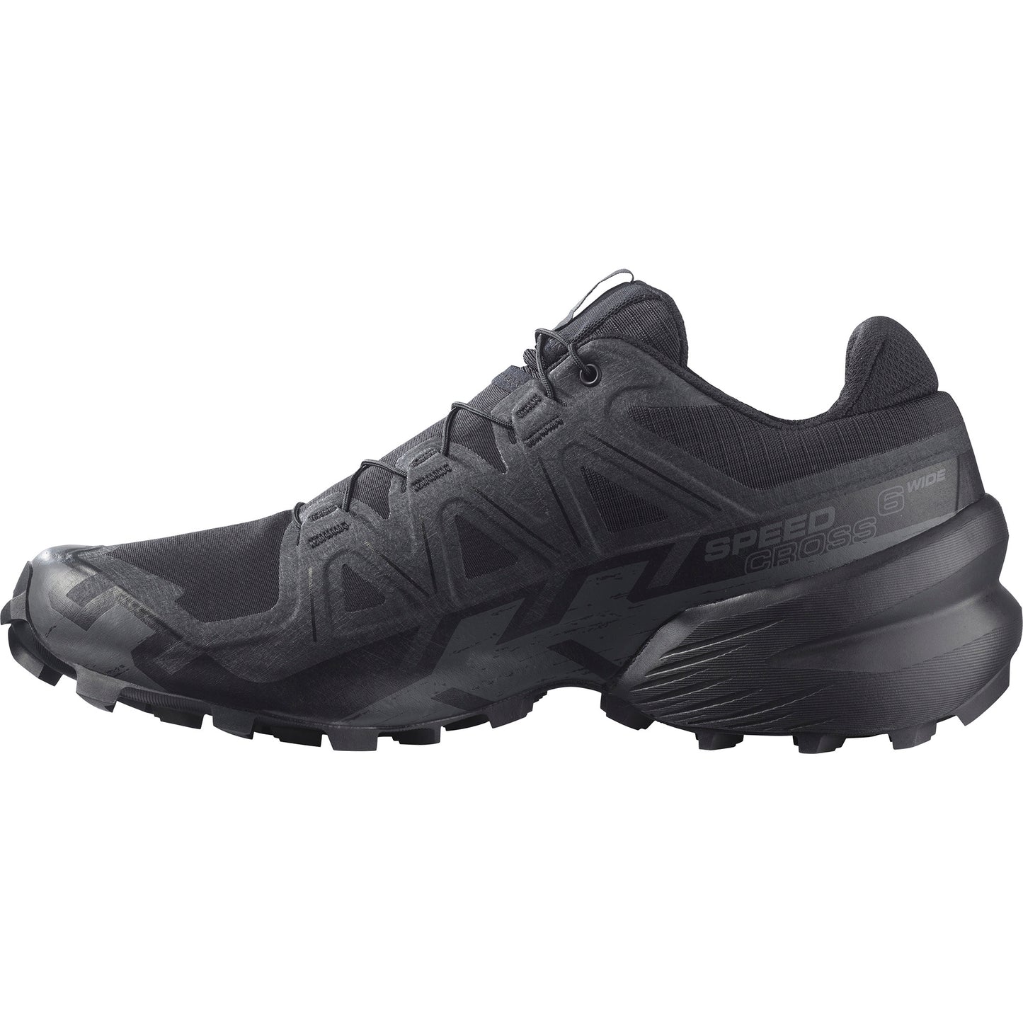 SPEEDCROSS 6 WIDE Men Trail Running Shoes in Black / Black / Phantom