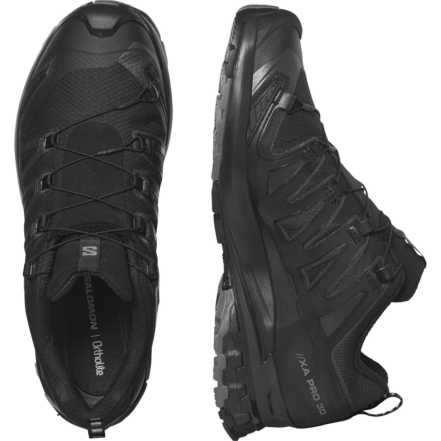 XA PRO 3D V9 WIDE GTX Men Outdoor Shoes in Black / Phantom / Pewter