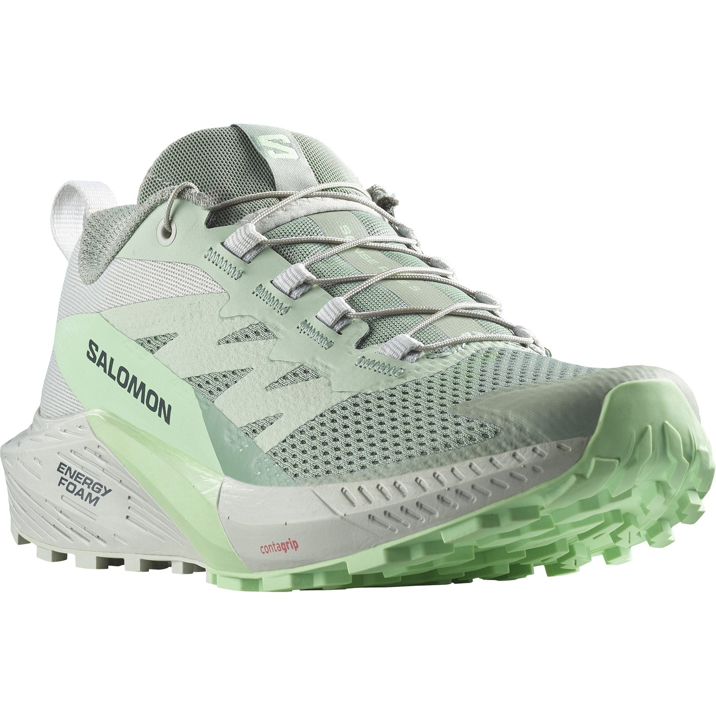 SENSE RIDE 5 Women Trail Running Shoes in Lily Pad / Metal / Green Ash