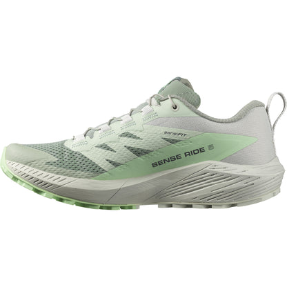 SENSE RIDE 5 Women Trail Running Shoes in Lily Pad / Metal / Green Ash