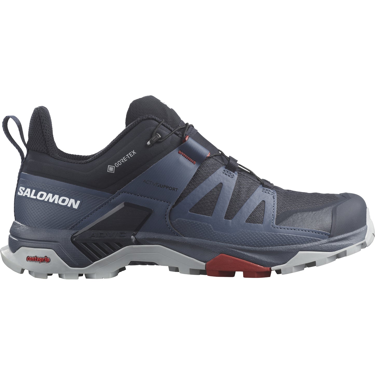 X ULTRA 4 GTX Men Outdoor Shoes in Carbon / Bering Sea / Pearl Blue