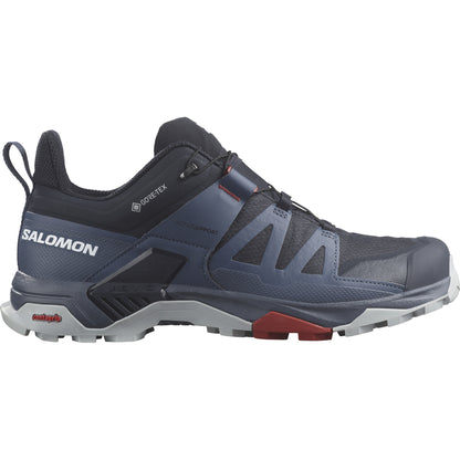 X ULTRA 4 GTX Men Outdoor Shoes in Carbon / Bering Sea / Pearl Blue