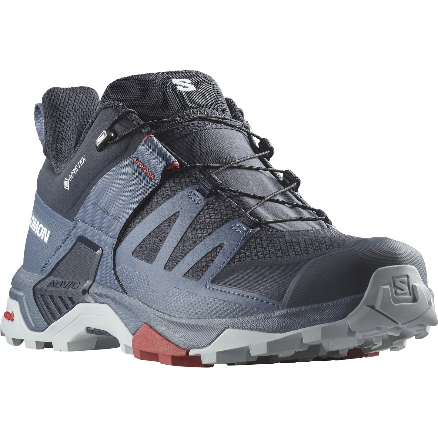 X ULTRA 4 GTX Men Outdoor Shoes in Carbon / Bering Sea / Pearl Blue