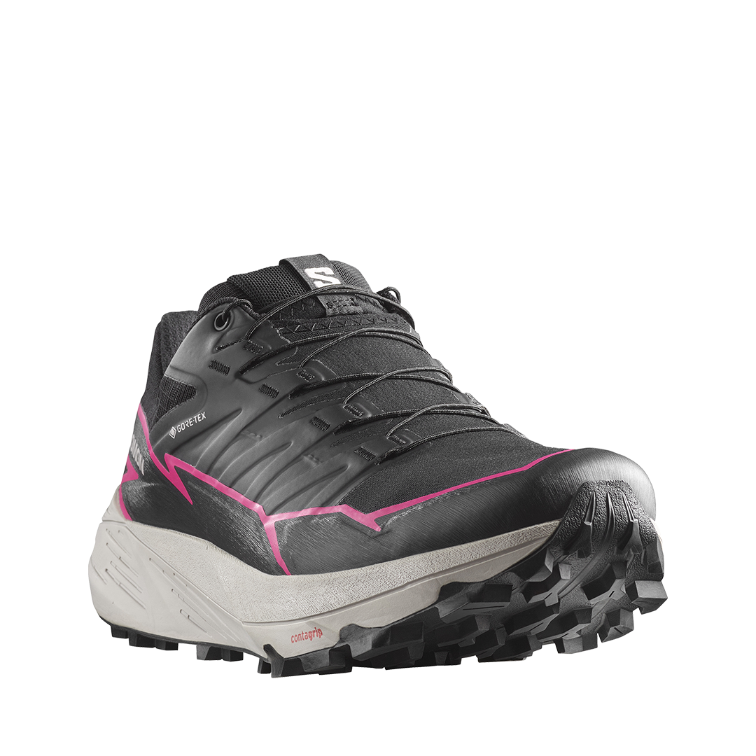 THUNDERCROSS GTX W Women Trail Running Shoes Black / Black / Pink Glo