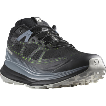 ULTRA GLIDE 2 Men Trail Running Shoes in Black / Flint Stone / Green Gecko