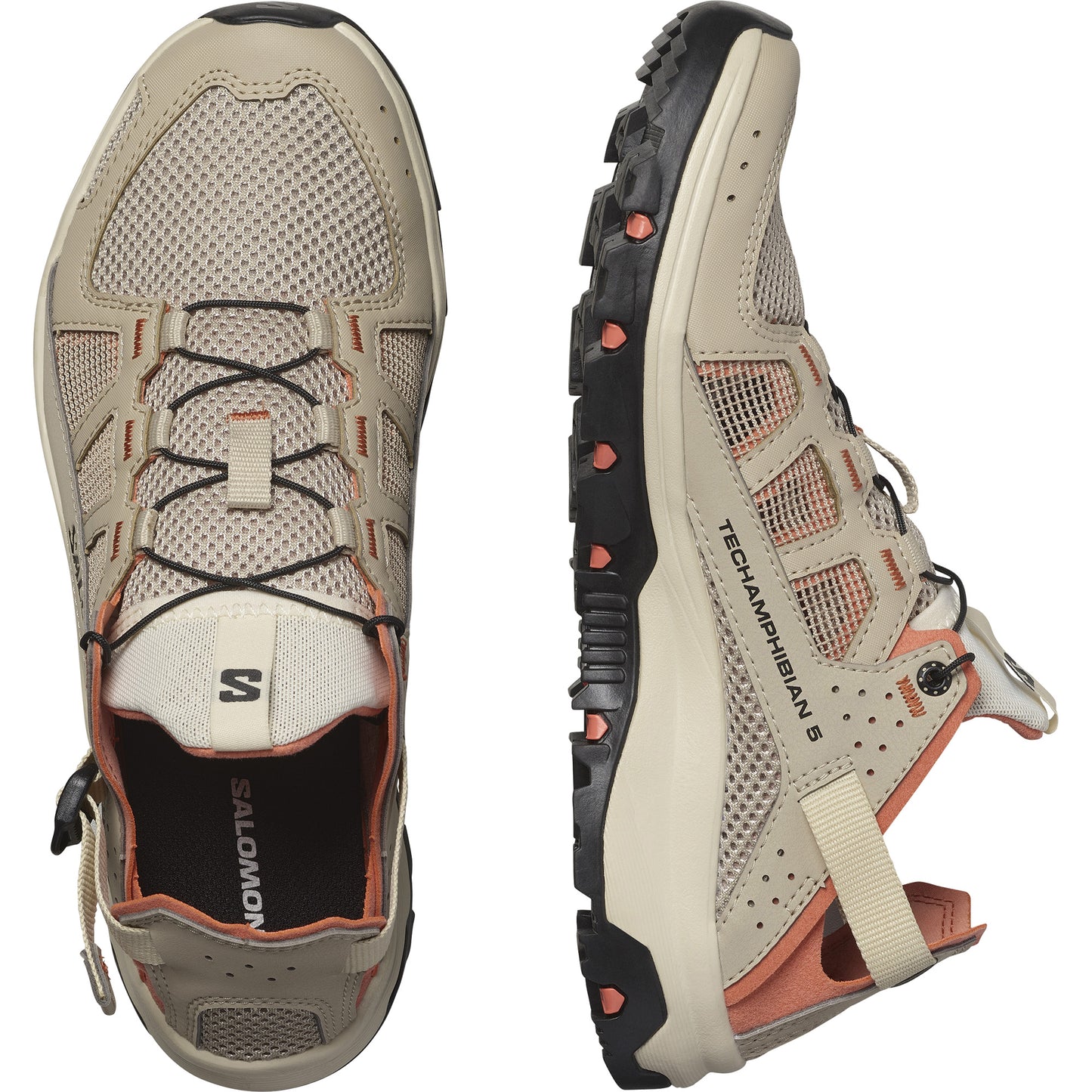 TECHAMPHIBIAN 5 Women Outdoor Shoes in White Pepper