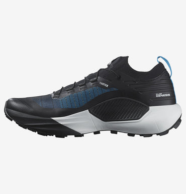 S/LAB GENESIS Unisex Trail Running Shoes Black / White / Blue Danube