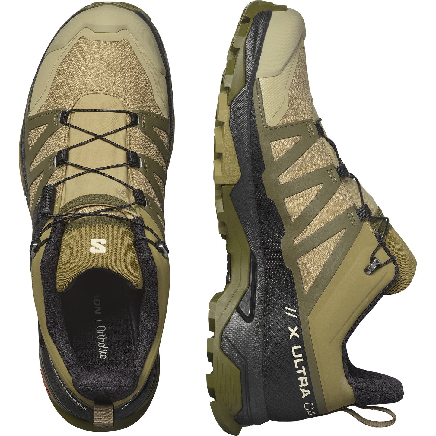 X ULTRA 4 GTX Men Outdoor Shoes in Slate Green / Olive Night / Black