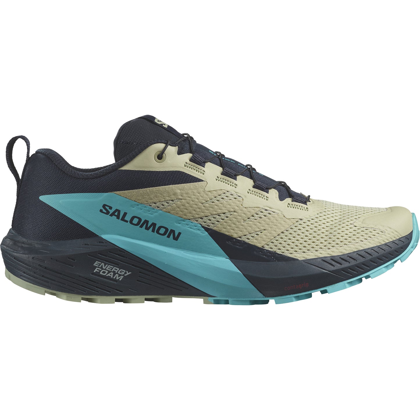 SENSE RIDE 5 Men Trail Running Shoes in Alfalfa / Carbon / Peacock Blue