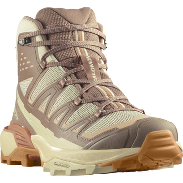 X ULTRA 360 EDGE MID GTX Women Outdoor Shoes in Shortbread / Raw Umber / Prairie Sunset