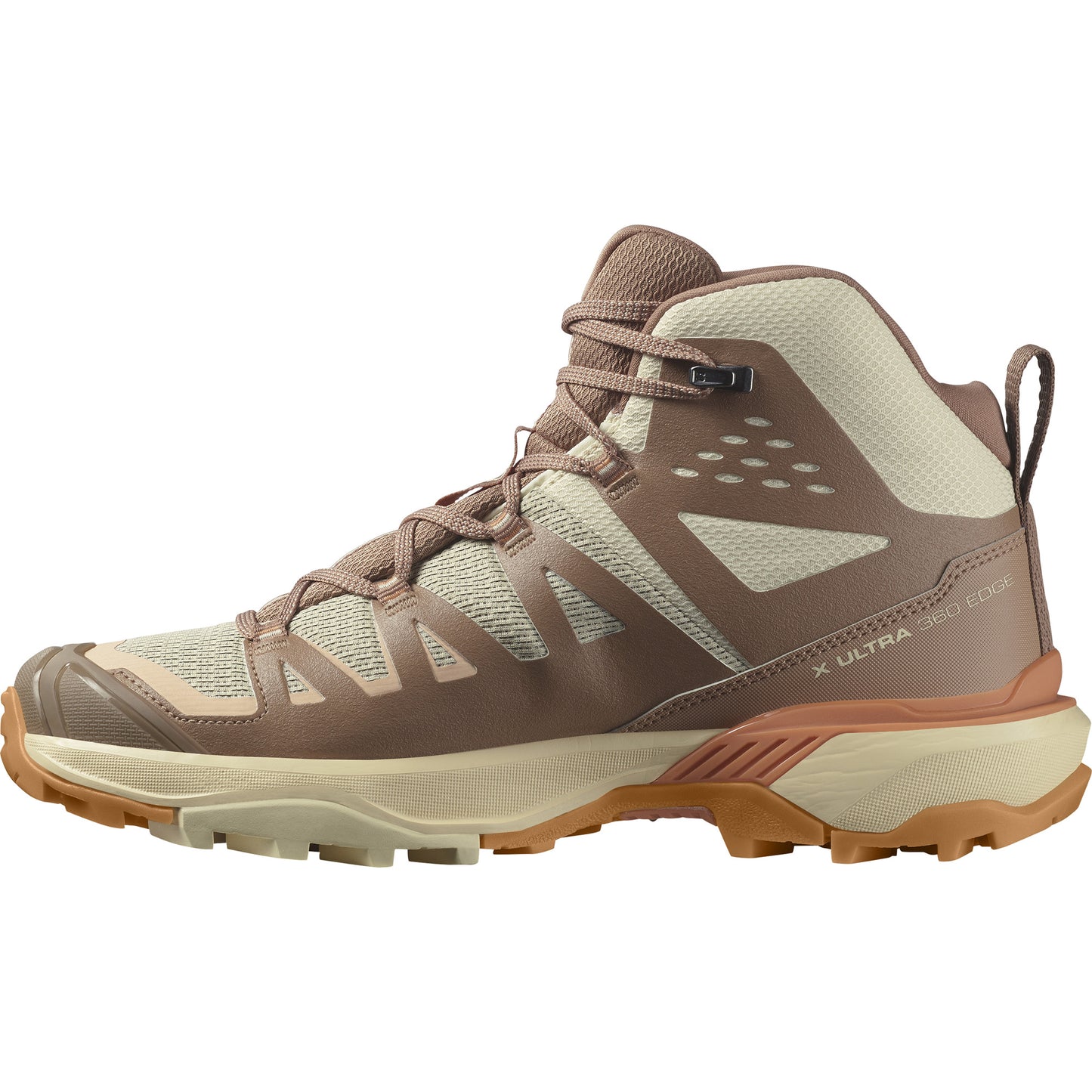 X ULTRA 360 EDGE MID GTX Women Outdoor Shoes in Shortbread / Raw Umber / Prairie Sunset