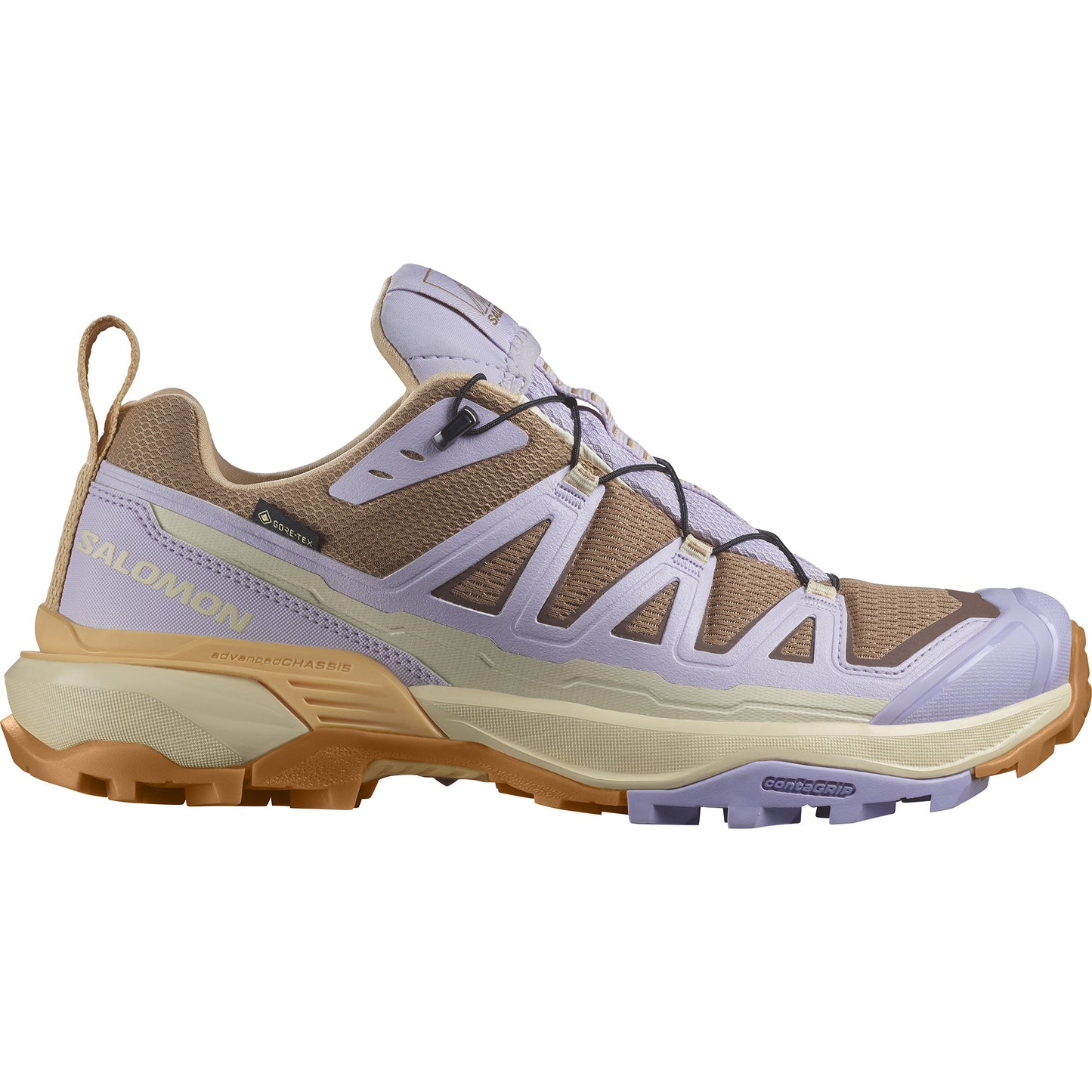 X ULTRA 360 EDGE GTX Women Outdoor Shoes in Raw Umber / Orchid Petal / Peach Quartz