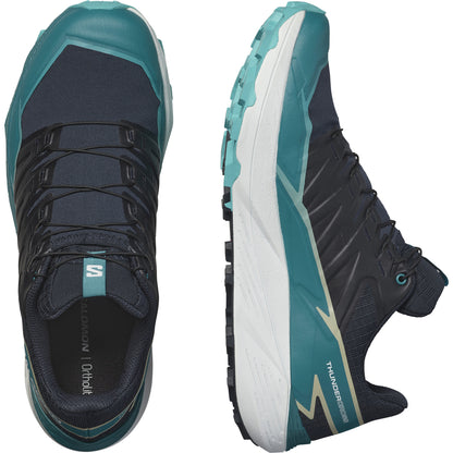 THUNDERCROSS Men Trail Running Shoes in Carbon / Tahitian Tide / Peacock Blue