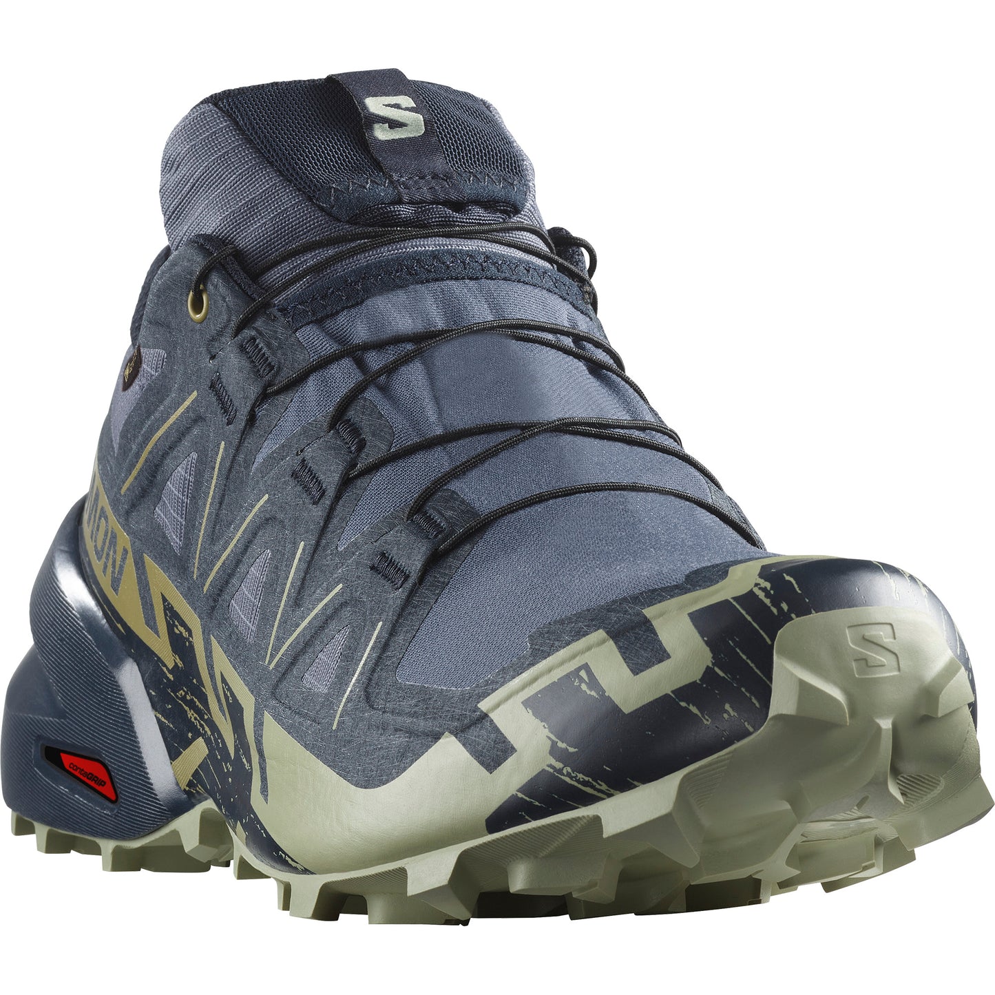 SPEEDCROSS 6 GTX Men Trail Running Shoes in Grisaille / Carbon / Tea