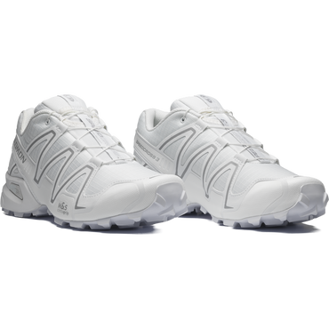 SPEEDCROSS 3 Unisex Sportstyle Shoes in White / Silver