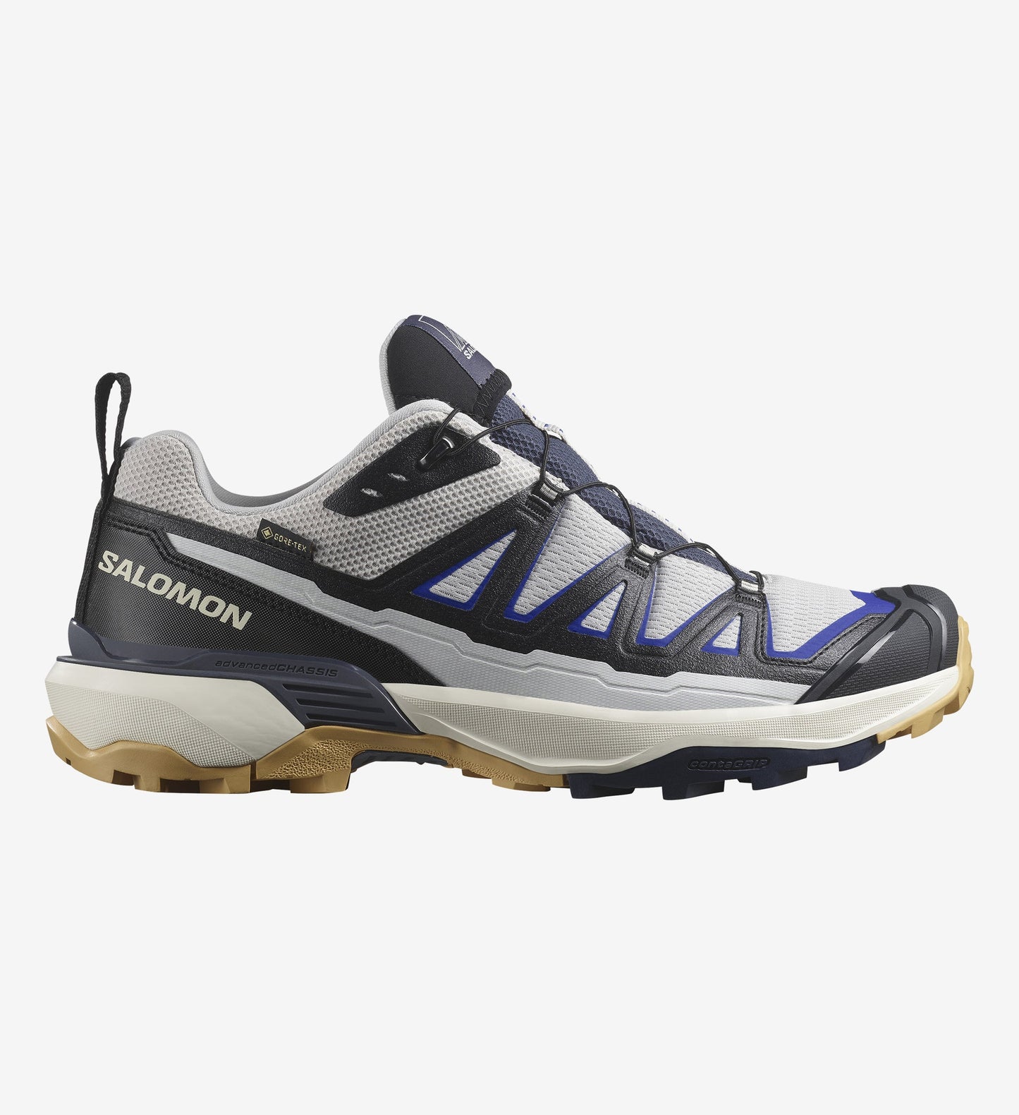 X ULTRA 360 EDGE GTX Men Hiking Shoes Gray Violet / Black / Surf The Web