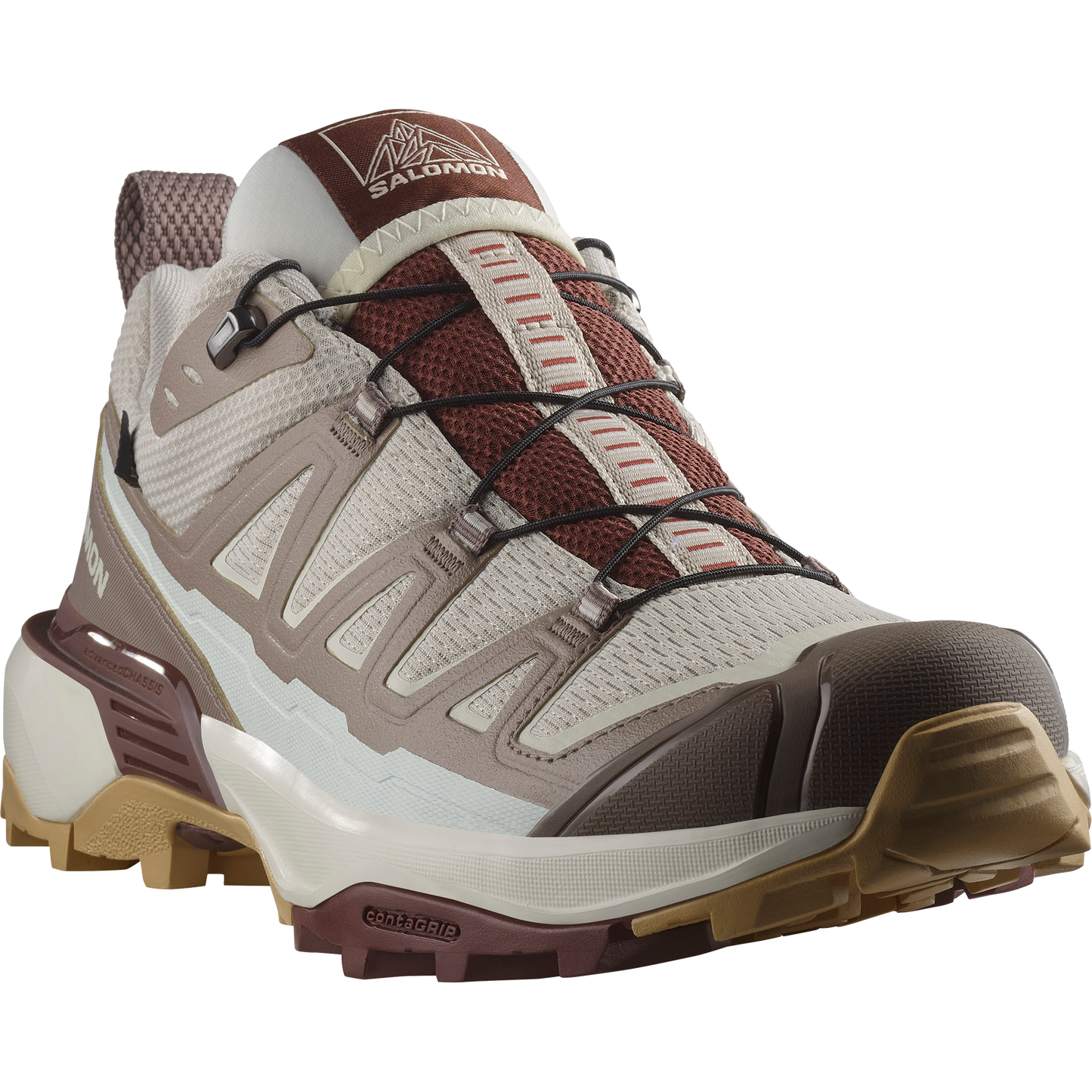 X ULTRA 360 EDGE GTX W Women Hiking Shoes Silver Cloud / Iron / Rum Raisin