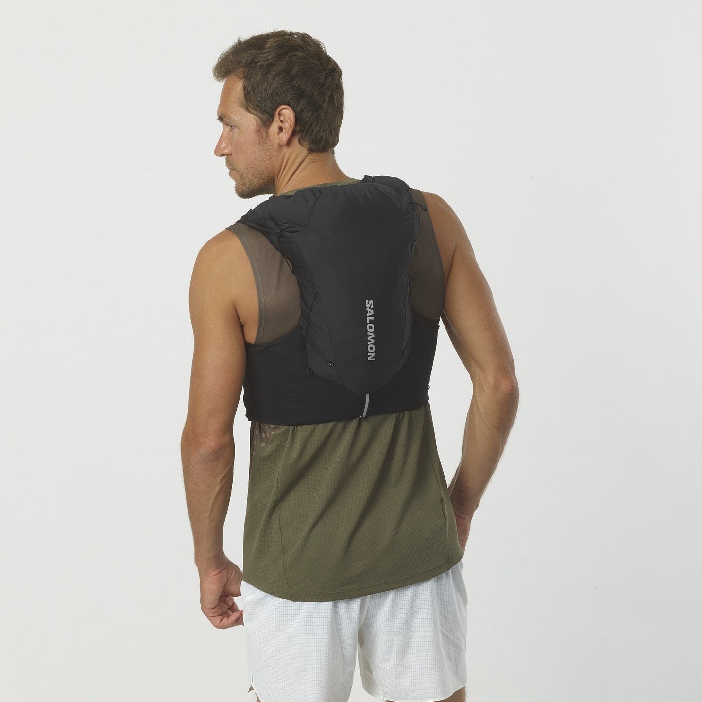 ADV SKIN 12 SET Unisex Running Vest in Black