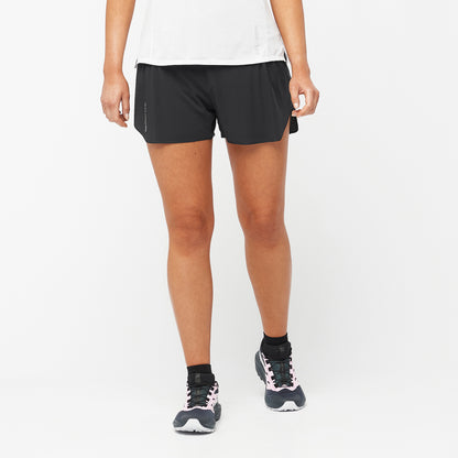 SENSE AERO 3'' SHORT Women Running in Deep Black