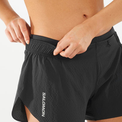 SENSE AERO 3'' SHORT Women Running in Deep Black