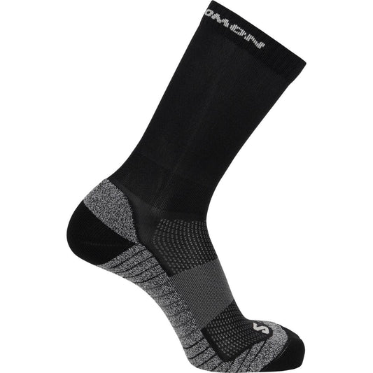 AERO CREW Unisex Running Socks in Black / Ebony / Pearl Blue