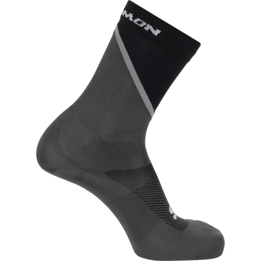 PULSE CREW Unisex Running  Socks in Black / Monument / Magnet