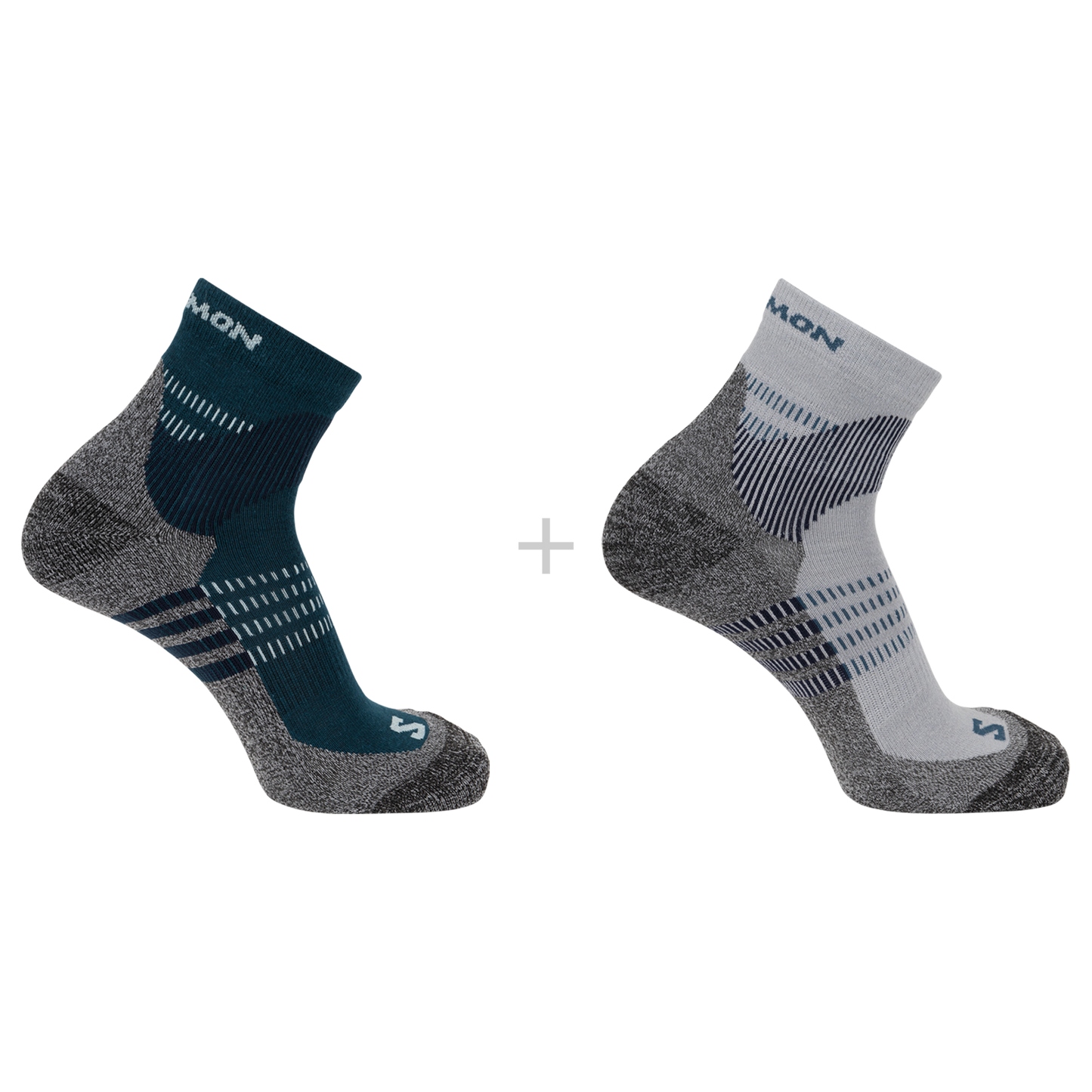 X ULTRA ACCESS QUARTER 2- Unisex Hiking  Socks in Quarry