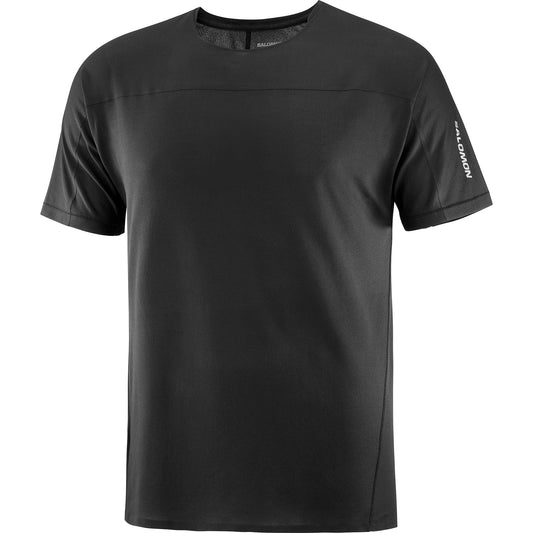 SENSE AERO SS Men Running Shirt in Deep Black