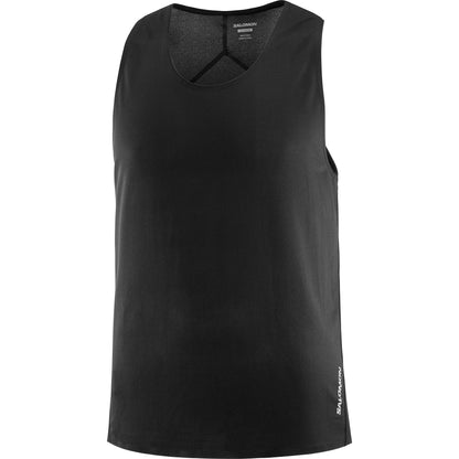 SENSE AERO SINGLET Men Running in Deep Black