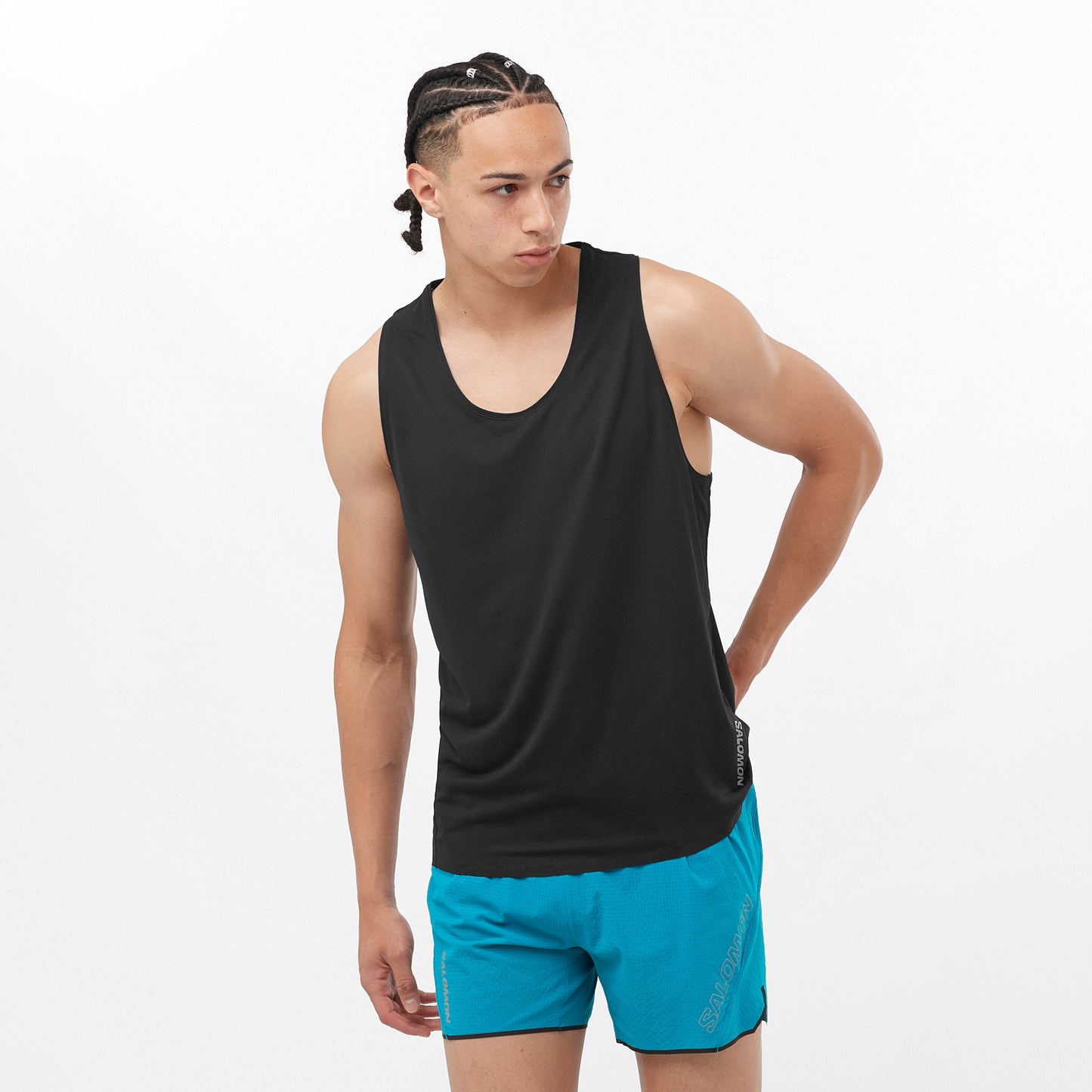 SENSE AERO SINGLET Men Running in Deep Black