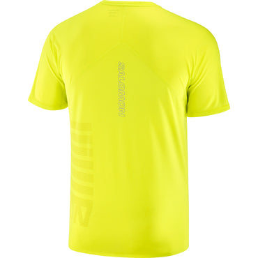 SENSE AERO SS TEE GFX Men Running in Sulphur Spring / Citronelle