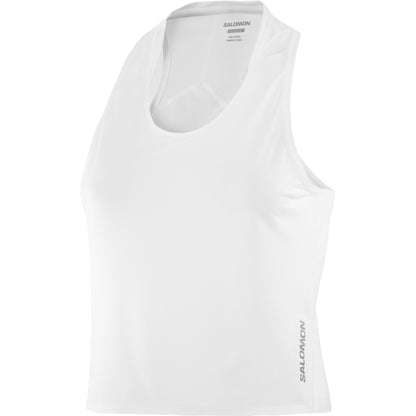 SENSE AERO SHORT TANK Women Running in White