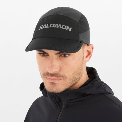 SENSE AERO Unisex Running Cap in Deep Black