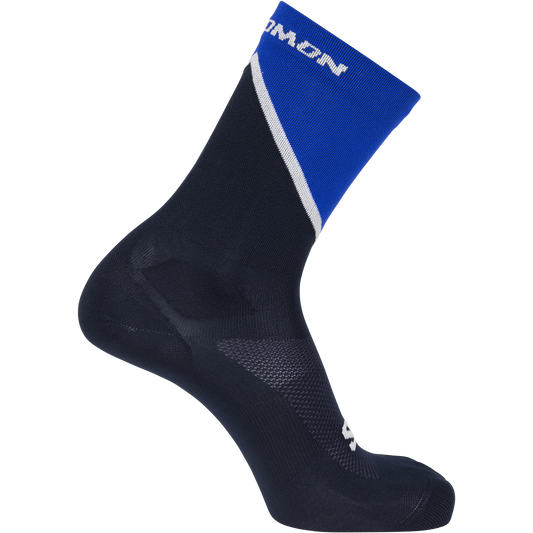 PULSE CREW Unisex Running  Socks in Surf The Web / Carbon / White